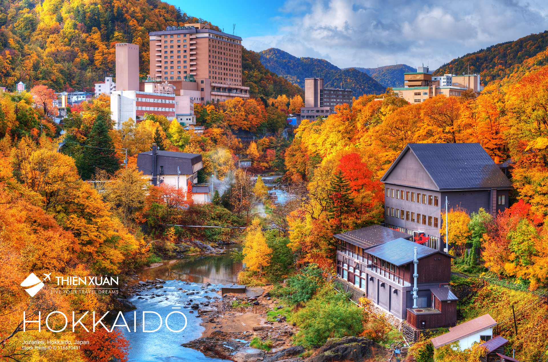 Jozankei, Hokkaido, Japan, ©ShutterStock ID 116570491