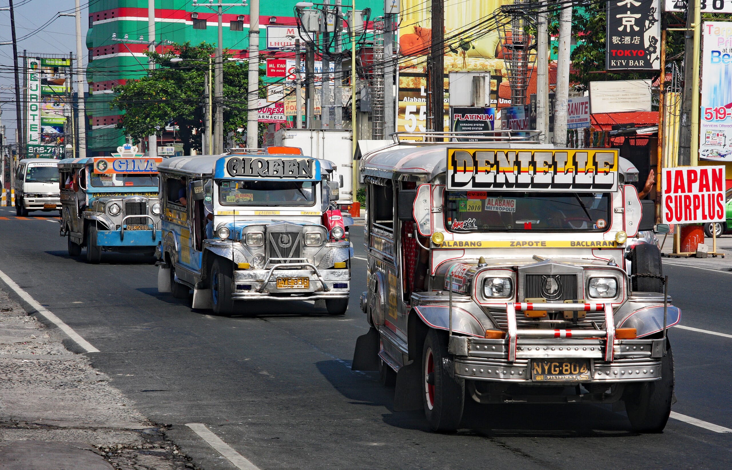 Jeepneys are the Philippines’ most popular mode of public transportation.