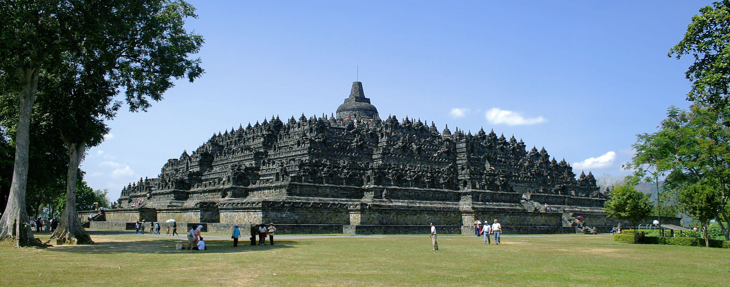 Borobudur in Central Java, the world's largest Buddhist temple, is the single most visited tourist attraction in Indonesia.