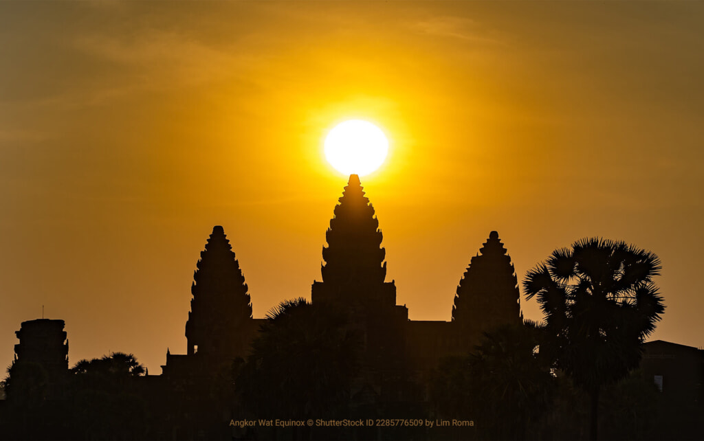 Angkor Wat Equinox © ShutterStock ID 2285776509 by Lim Roma