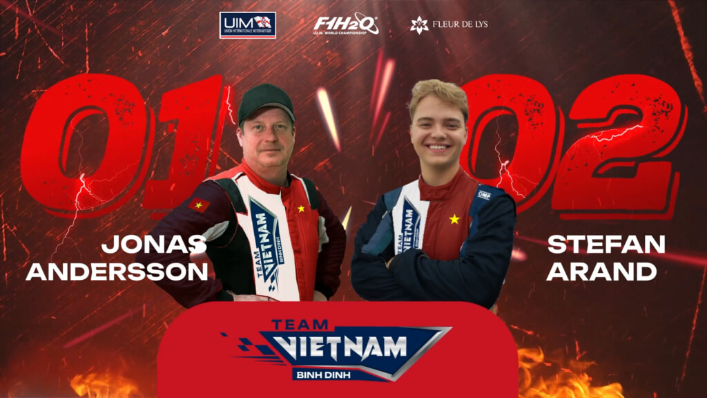 Grand Prix of Binh Dinh 2024, F1H2O Binh Dinh, Vietnam Team: Jonas Andersson and Stefan Arand