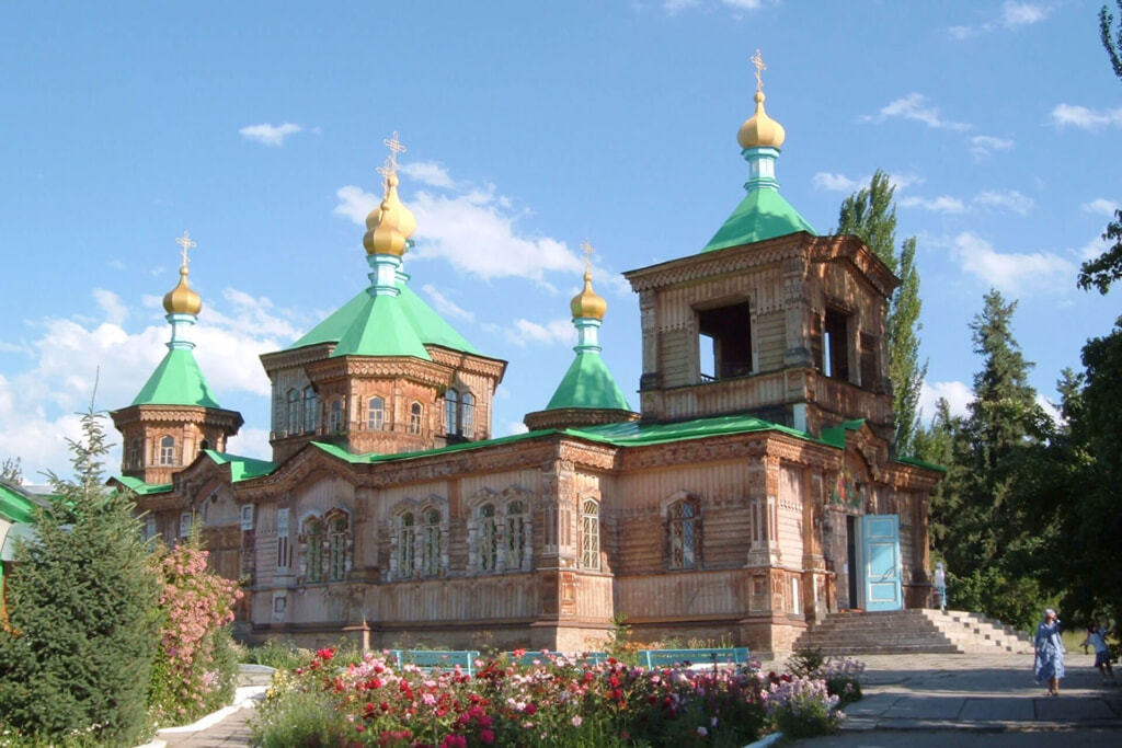 Orthodox Cathedral of the Holy Trinity in Karakol, Kyrgyzstan