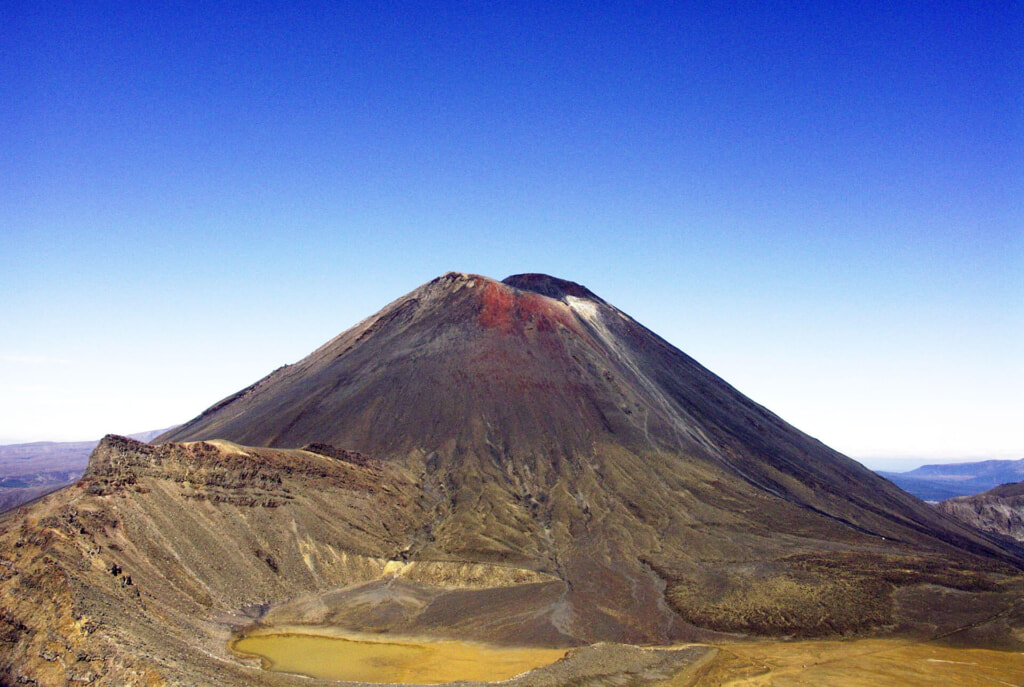 Mount Ngauruhoe served as Mount Doom in the films