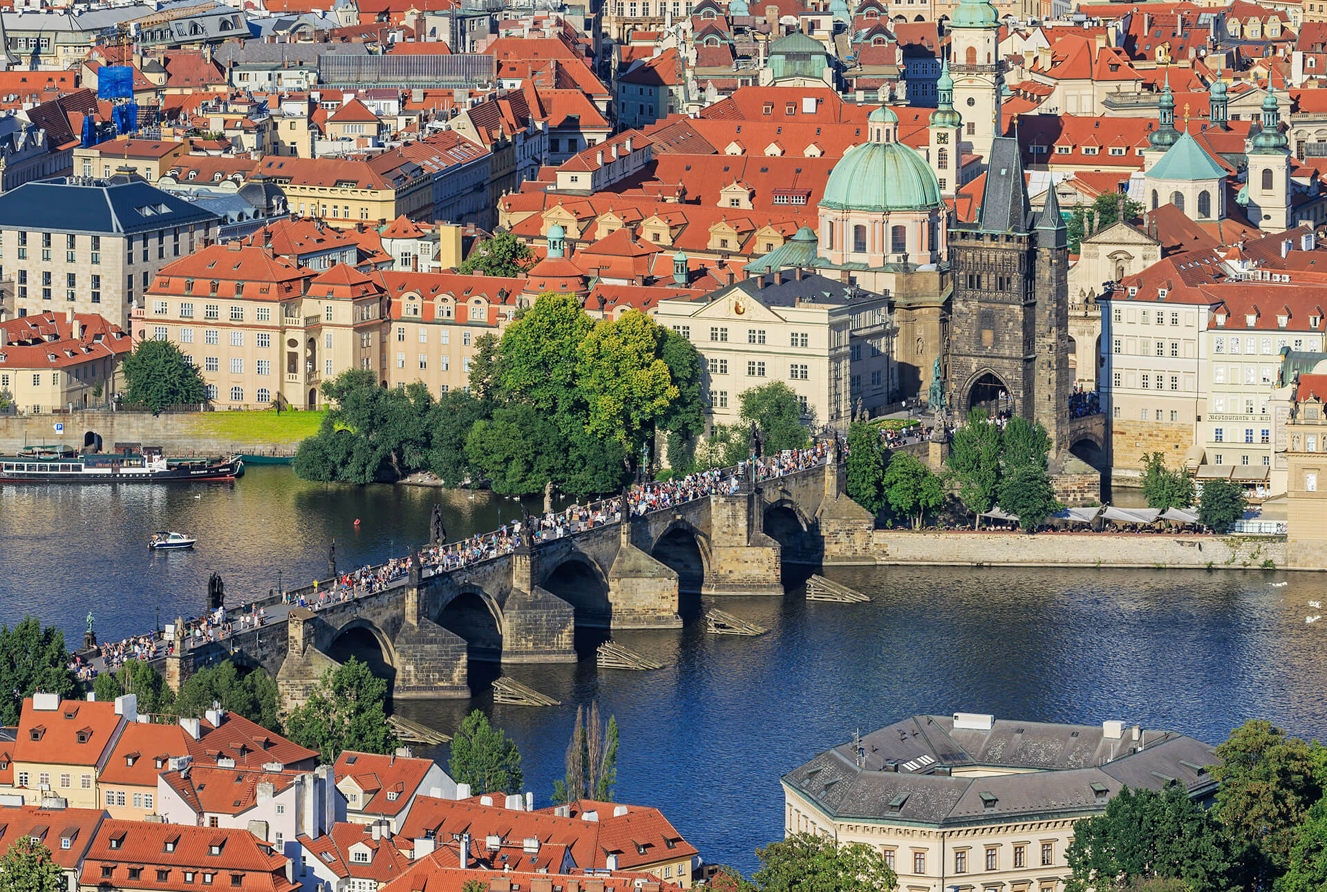 Prague, Czech Republic, View from Petrinska Tower