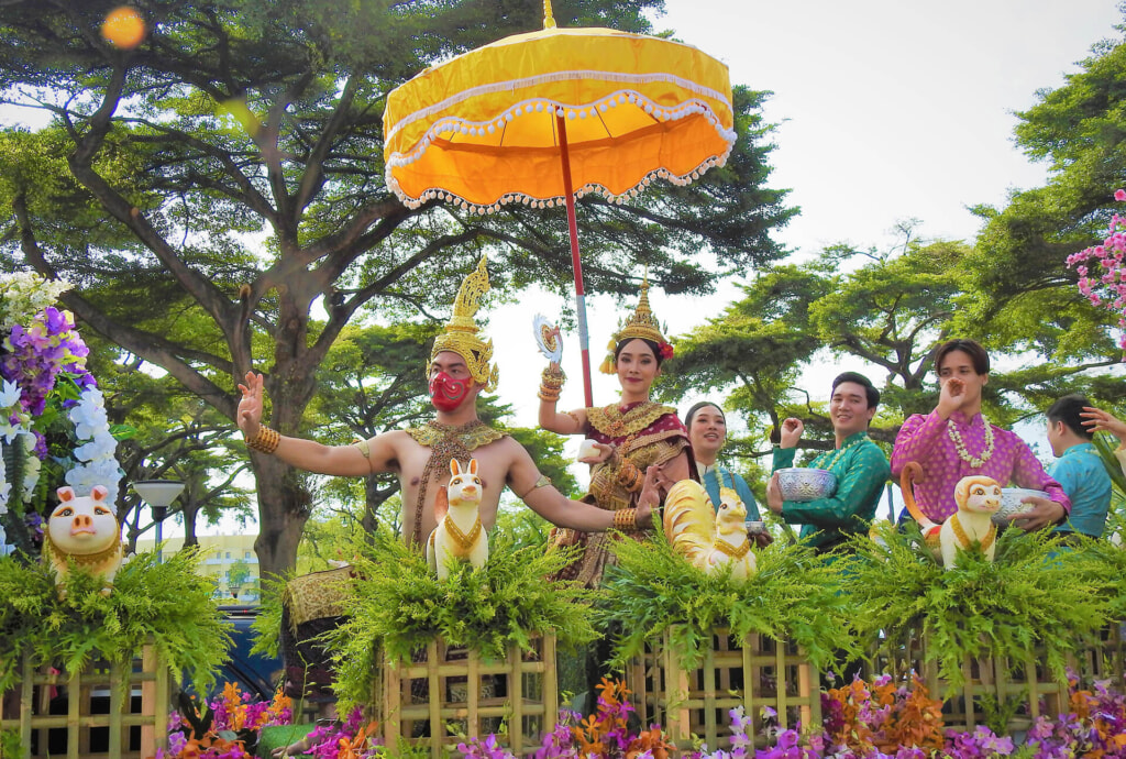 Songkran Festival, Bangkok, Thailand by Wikipedia