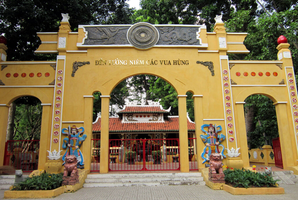 Temple of Hùng Kings at Tao Dan Park, District 1, Ho Chi Minh City