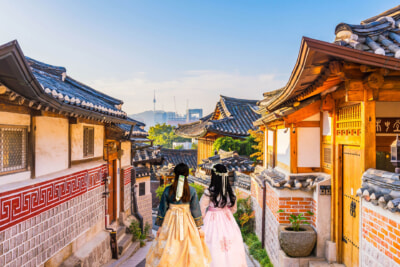 Bukchon Hanok Village, Seoul, ShutterStock ID 1210209820 by CJ Nattanai