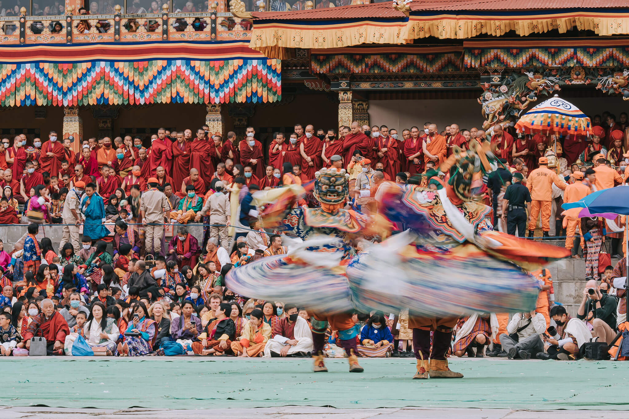 Thimphu Tshechu, Tashichho Dzong, Bhutan © iStock ID 1434109214 by Edwin Tan