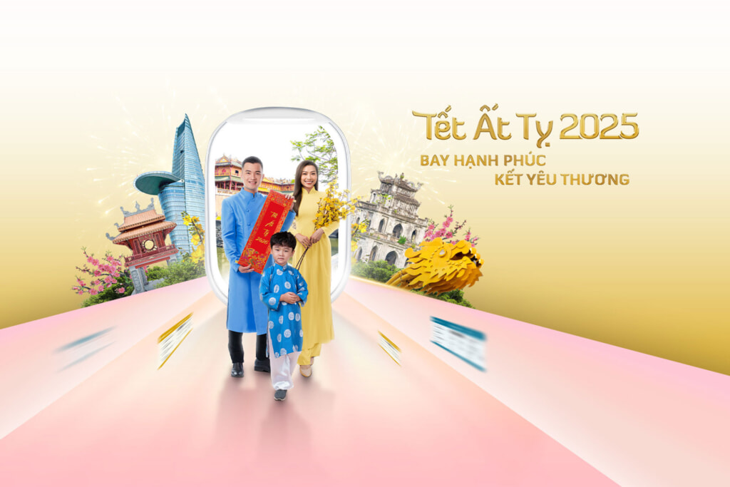 Vé máy bay Vietnam Airlines Tết Ất Tỵ 2025